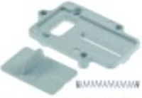 copertura usb plastica montaggio fissaggio vite bussola grigio
