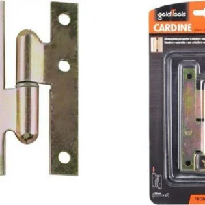 Coppia Cerniere Cerniera H Cardine Per Porta Finestra 110x55x2.5 Mm Viti 91158