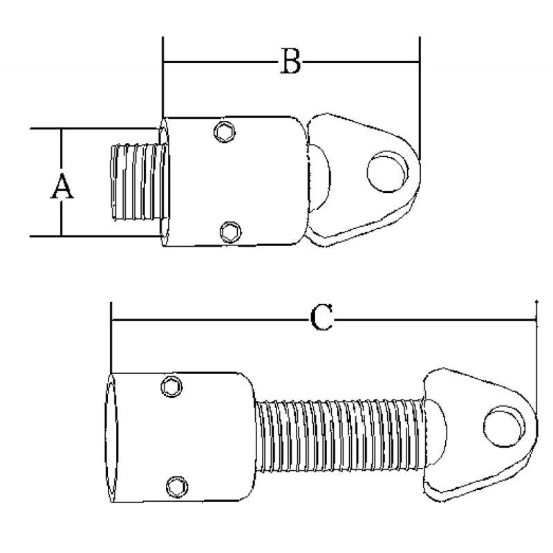 Coppia Di Giunto Inox Ø Mm.25