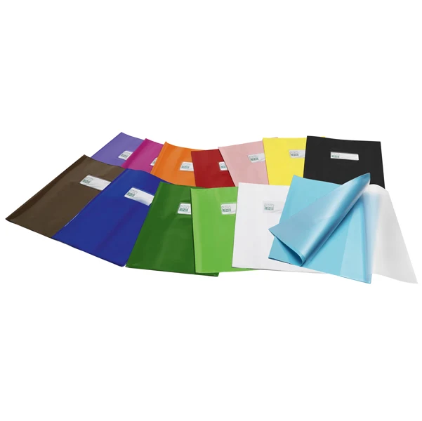 Coprimaxi Pvc Lucido Coprente Greenline 21X30Cm C/Alette Azzurro Riplast