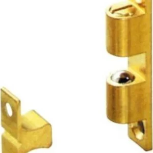 CRICCHETTO DOPPIA SFERA OTTONE LUCIDO - 50MM ***