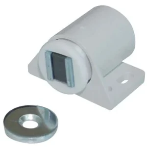 Cricchetto Magnetico Sportelli 640 - Mm 30X30 H.Mm 19 Kg 6 + Incontro Bianco- 100 Pezzi