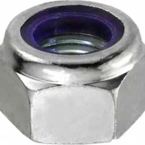 5 DADI AUTOBLOCCANTI INOX M10