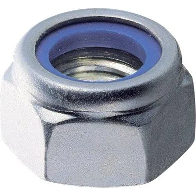 Dado Esagonale Autobloccante Alto - Zincato M 5 Cf=Pz 500- 1 Confezioni