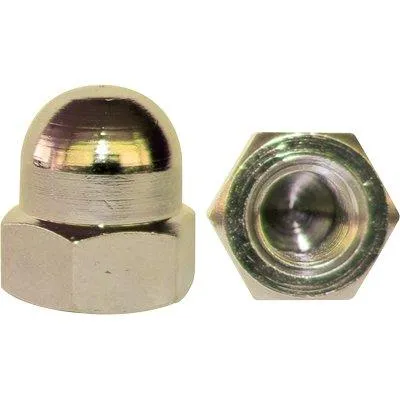 Dado Esagonale Cieco Ottone - M 10 Cf=Pz 50- 1 Confezioni