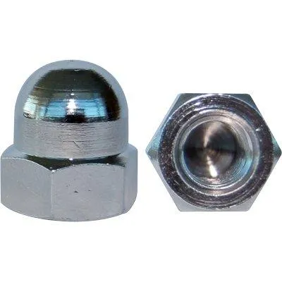 Dado Esagonale Cieco Zincato - M 12 Cf=Pz 50- 1 Confezioni