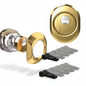 Defender Magn. Bkl M1 Ott. Luc. Con Vaschetta Acciaio Antishock- - Defender Mm.50X25H. Interasse Mm.38 - 1 Pezzi Cipierre