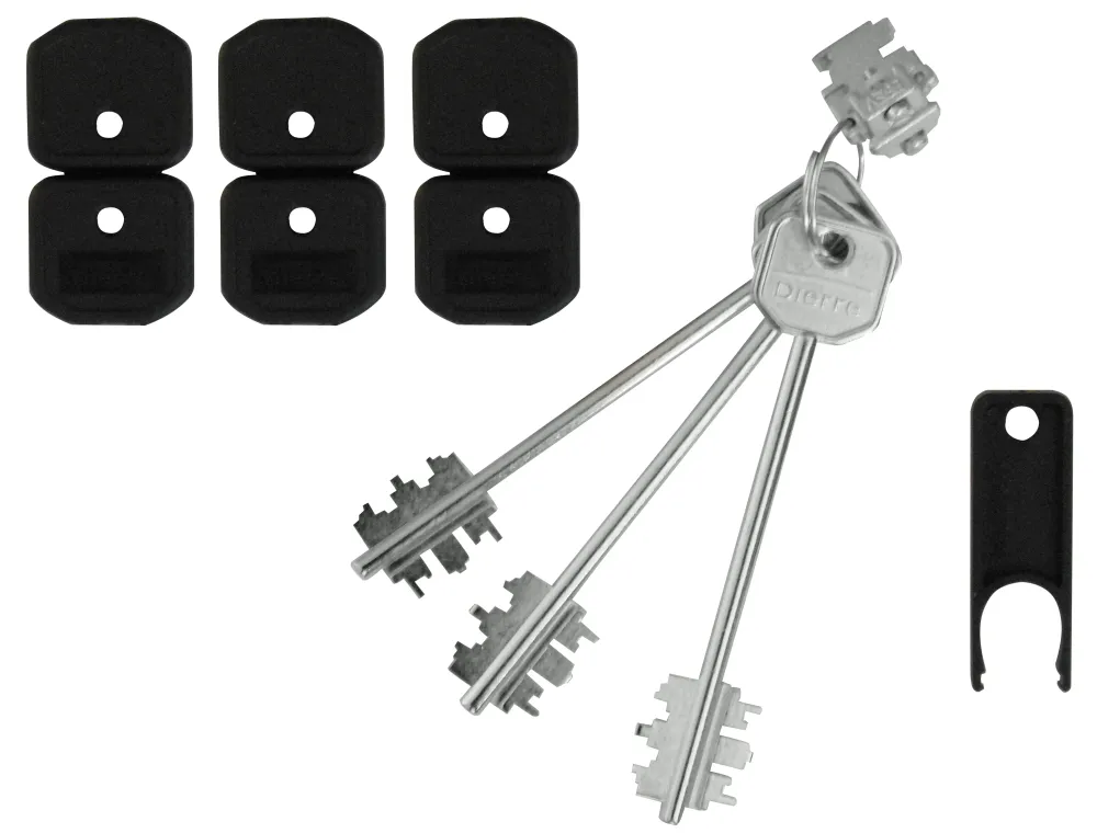 Dierre Atra Blocchetto Con 3 Chiavi Per Serrature Art. Blo 3210 Mm. 116