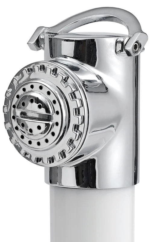 Doccia Classic Evo bianca tubo PVC 2,5 m parete