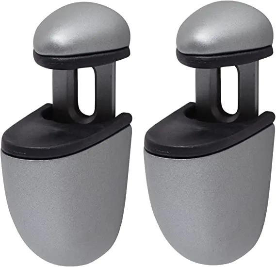 DURALINE - REGGIMENSOLA PER VETRO "ELECT MINI MATT SILVER" CON BRETELLE 4-24MM - MAX 20CM - MAX 20KG - COLORE GRIGIO OPACO