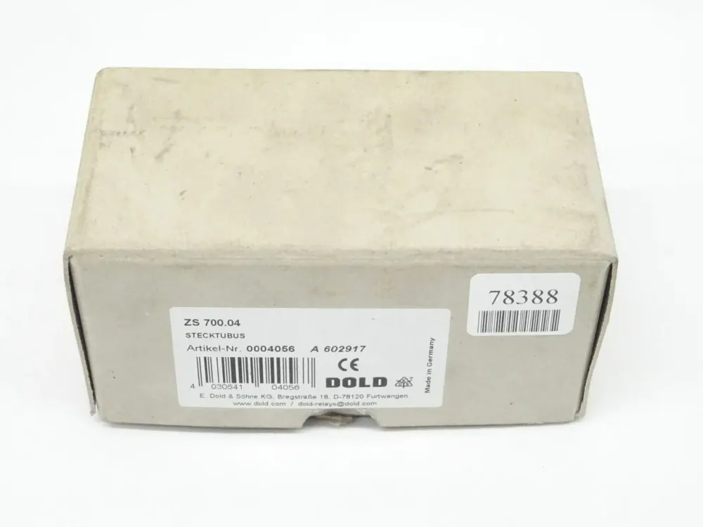 E.Dold u. Shöhne ZS 700.04 / 0004056 Stecktubus NEU/OVP