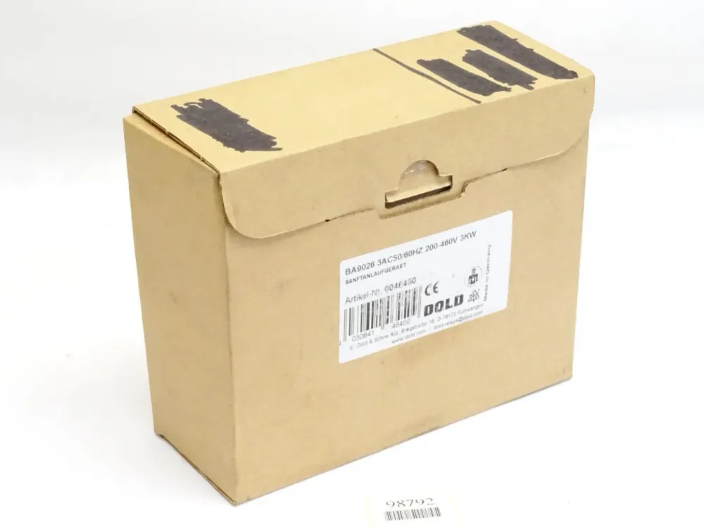 E.Dold & Söhne Sanftanlaufgerät BA9026 / Neu OVP