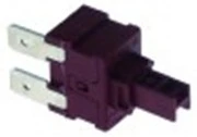 elemento di commutazione incasso diametro 19x13mm 1no 250v 16a pulsante attacco faston maschio 6,3mm