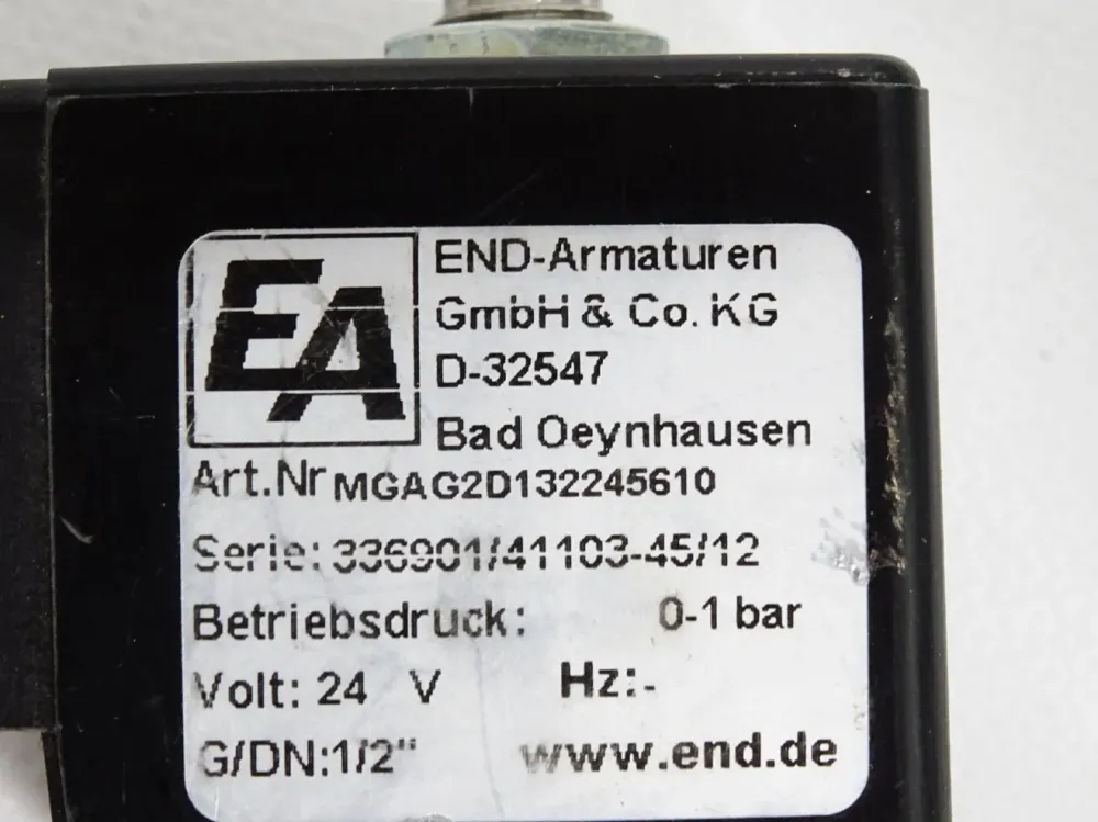 EA END-Armaturen 2/2-Magnetventil G1/2" MGAG2D132245610
