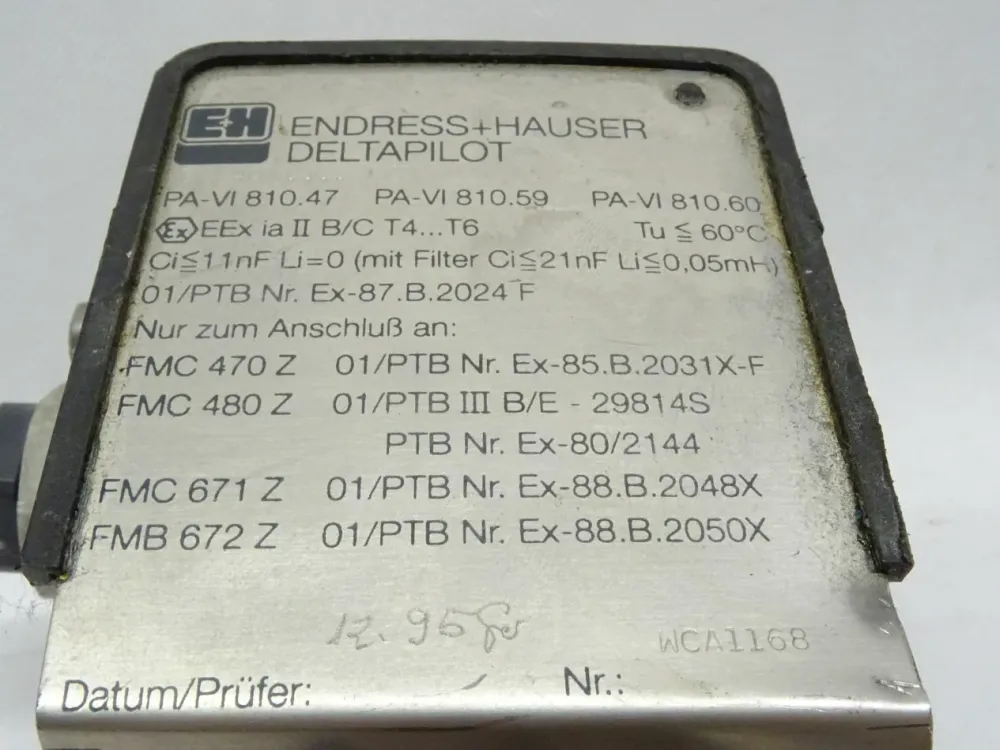 Endress + Hauser Deltapilot DB40G // DB40G-A1004DA42A
