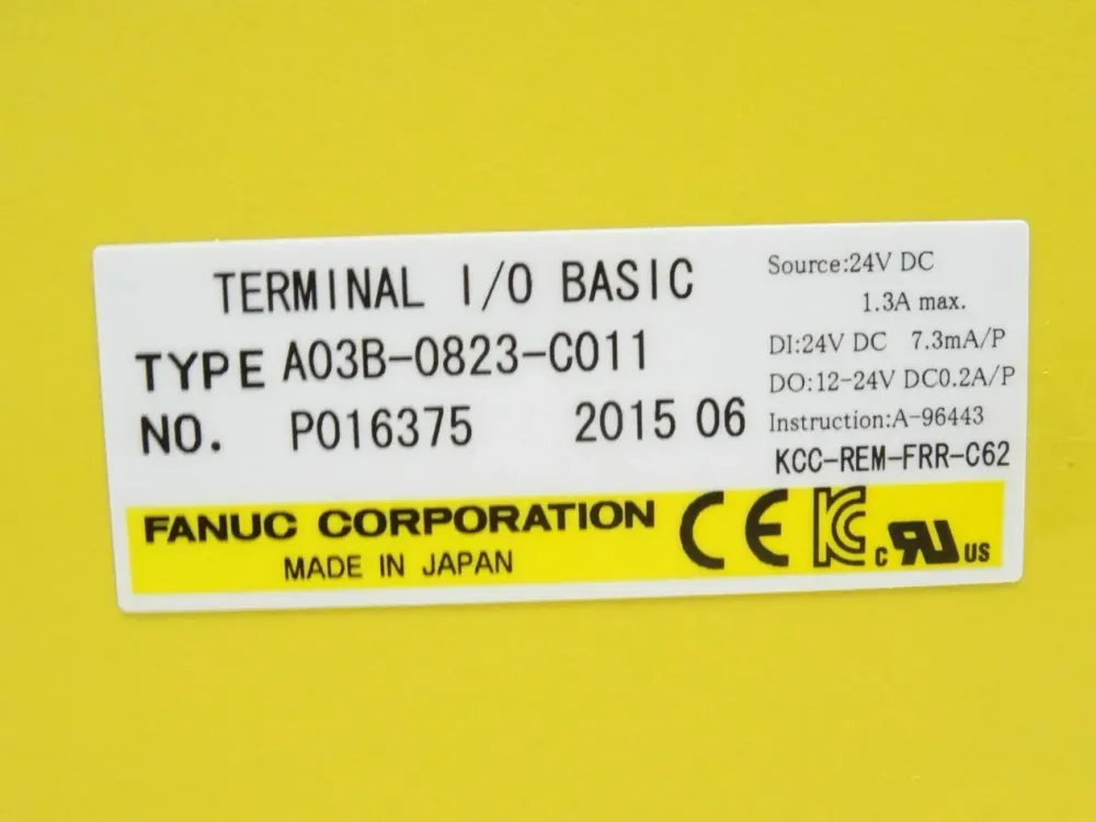 Fanuc A03B-0823-C011 Terminal I/0 Basic Modul A03B-0823-CO11 - NEU