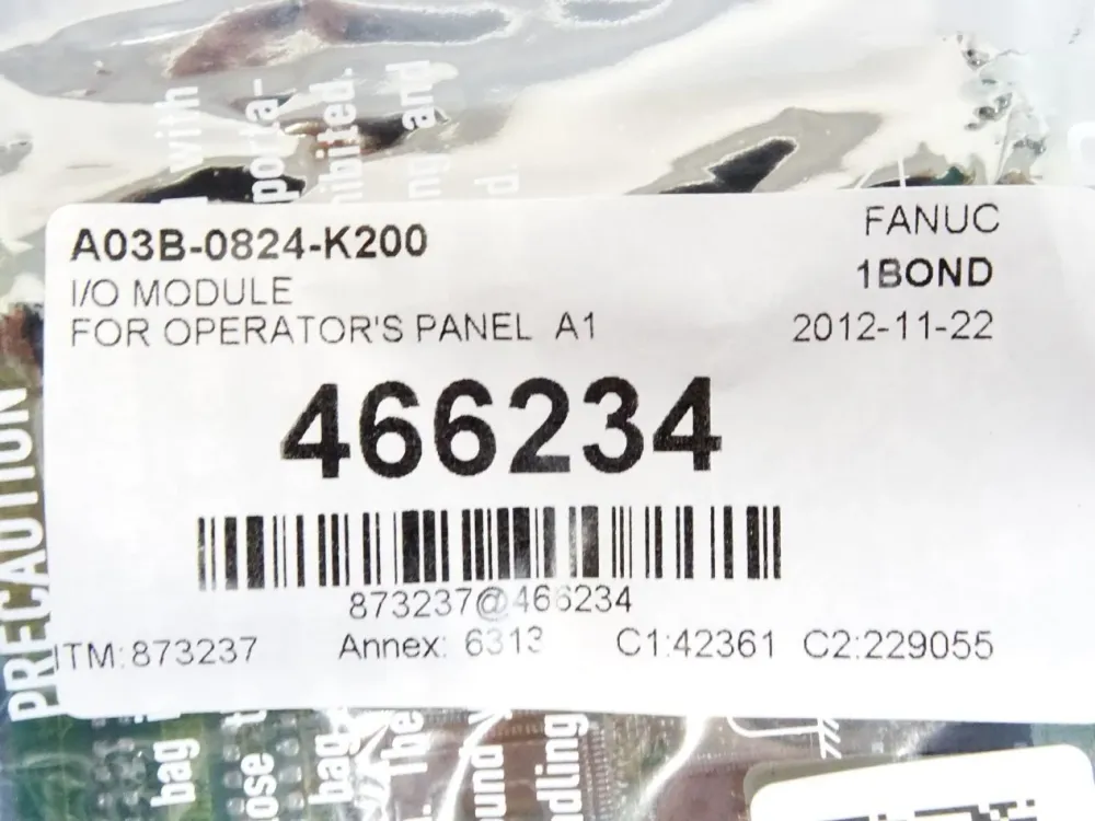 Fanuc A03B-0824-K200 / I/O Module Operator Panel A1 / Neu OVP