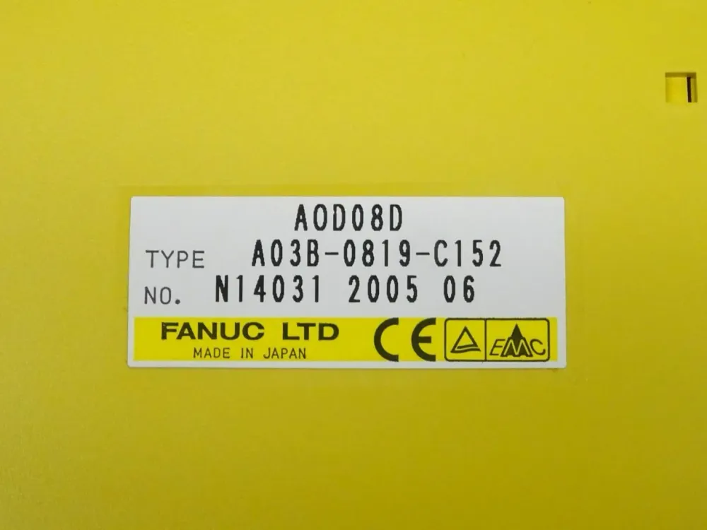 Fanuc AOD08D digitale Ausgabeeinheit A03B-0819-C152 // N14031 2005 06 NEU