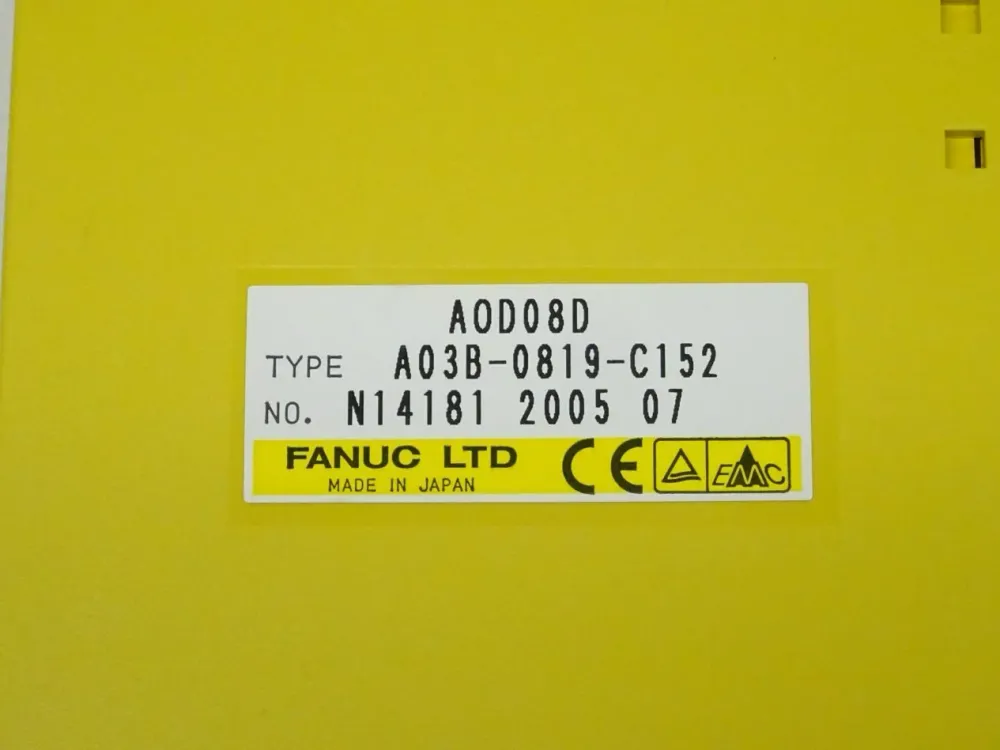 Fanuc AOD08D digitale Ausgabeeinheit A03B-0819-C152 // N14181 2005 07
