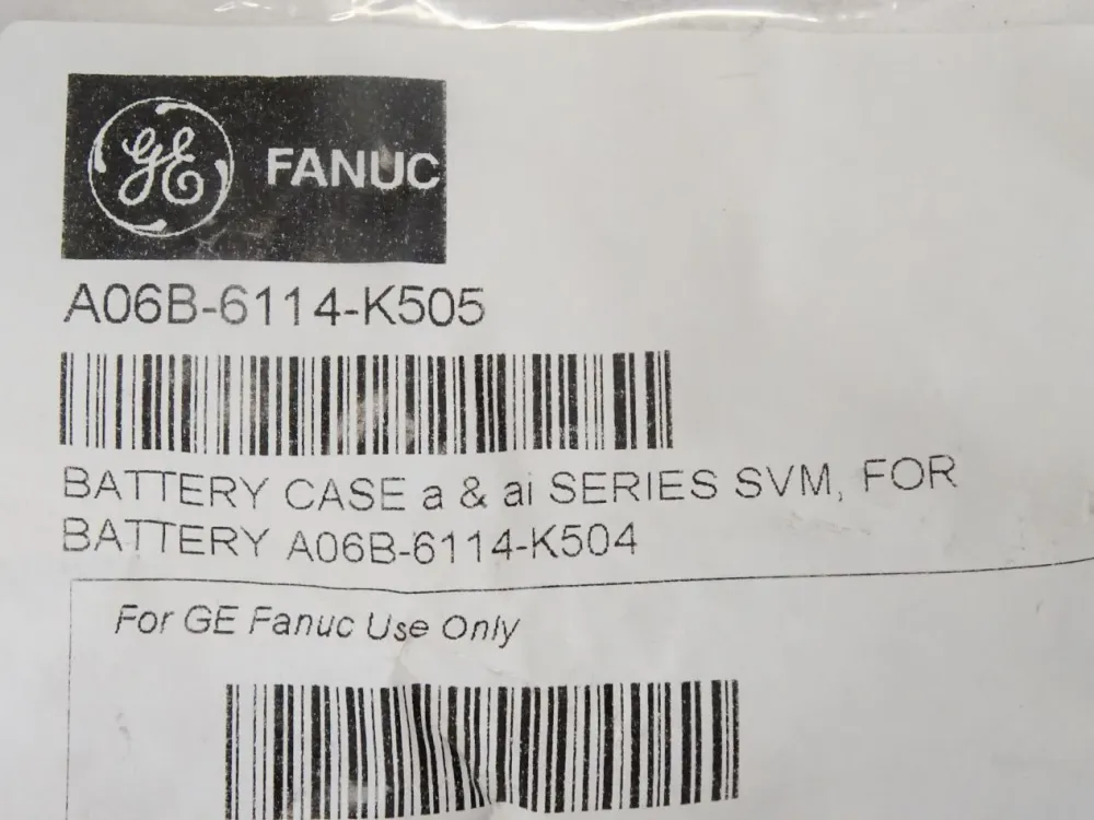 Fanuc Battery case A06B-6114-K505 / Neu OVP