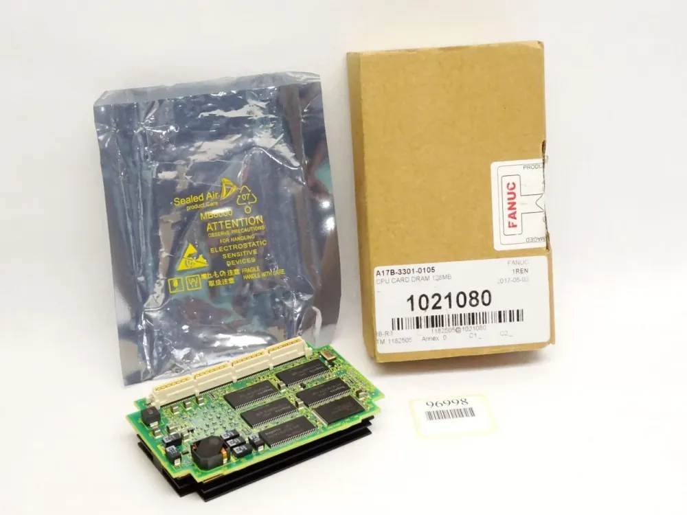 Fanuc CPU card DRAM 128MB A17B-3301-0105 / Neu OVP
