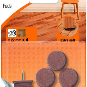 3M - 4 FELTRINI LANA ULTRA MORBIDI CON CHIODO D. 22mm