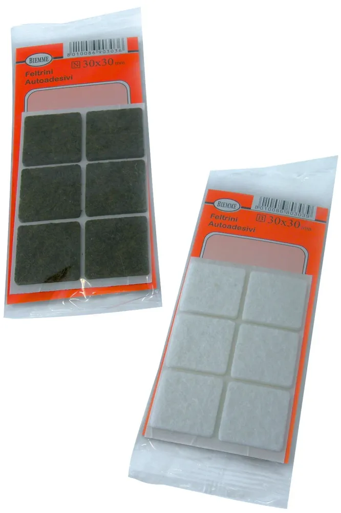 Feltrino Milleusi Quadrato - Col. Bianco Mm. 30X30 6 Pz. 50.00 Confezioni
