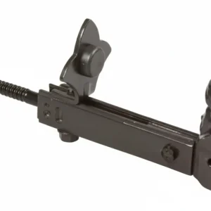 Fermapersiane Ad Omino Con Vite E Fermo Regolabile- - Mm.180X65H. Verniciato Nero - 5 Pezzi