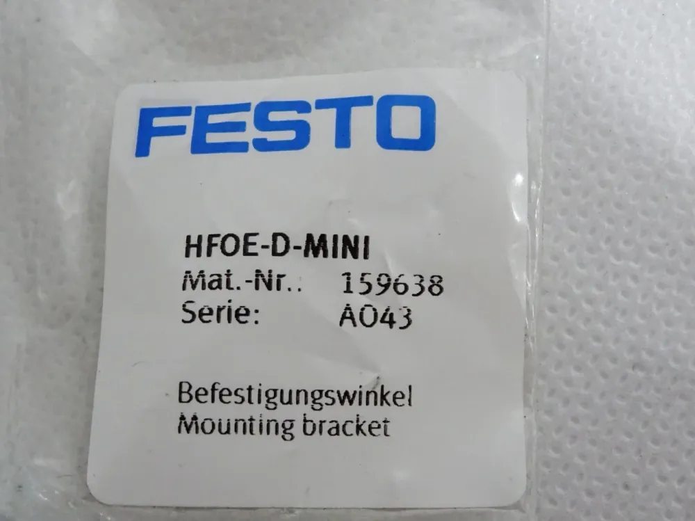 Festo 159638 HFOE-D-MINI Befestigungswinkel / Neu OVP