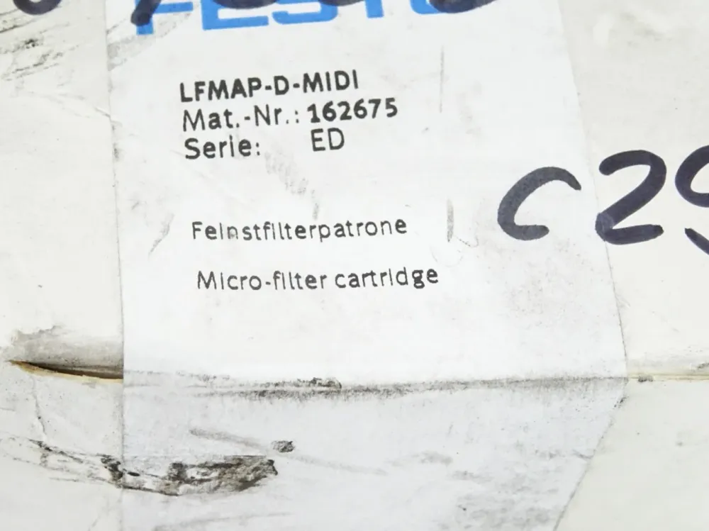 Festo 162675 Feinstfilterpatrone LFMAP-D-MIDI / Neu OVP versiegelt