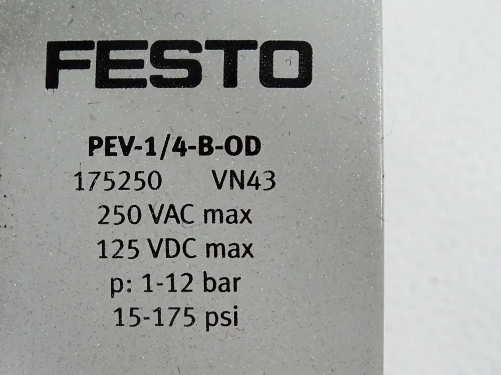 Festo 175250 Druckschalter PEV-1/4-B-OD