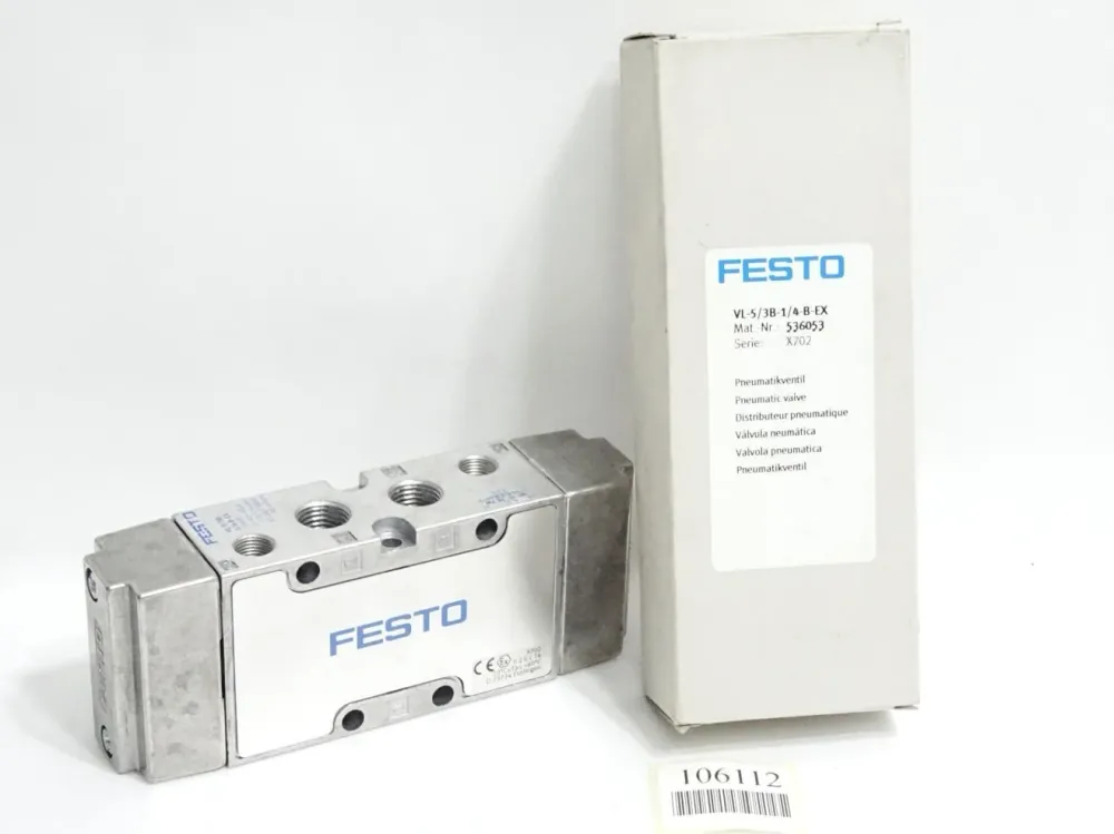 Festo 536053 VL-5/3B-1/4-B-EX Pneumatikventil / Neu OVP