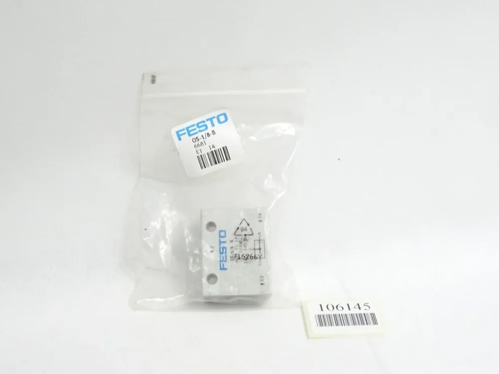 Festo 6681 ODER-Glied OS-1/8-B / Neu OVP