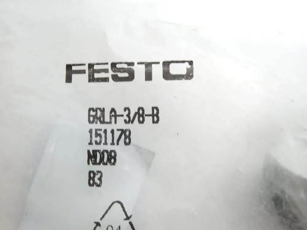 Festo Drossel-Rückschlagsventil 151178 GRLA-3/8-B / Neu OVP