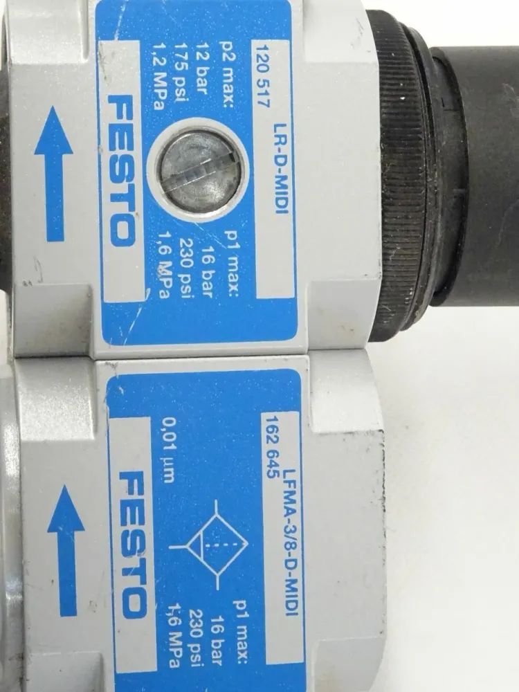 Festo LR-D-MIDI 120517 + LFMA-3/8-D-MIDI 162645 Feinstfilter