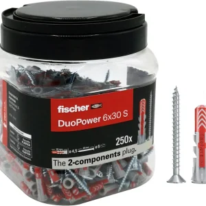 Fischer Tassello Duopower S 6X30 Propack 250 Pz- 1,0 Confezione