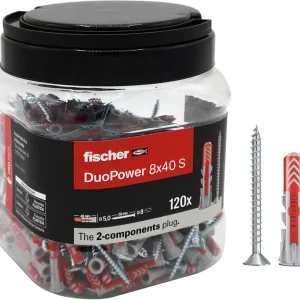 Fischer Tassello Duopower S 8X40 Propack 120 Pz- 1,0 Confezione