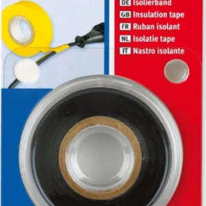 FIX-0-MOLL - 10mt x 15mm - NASTRO ADESIVO ISOLANTE PER RIPARAZIONI - COLORE NERO