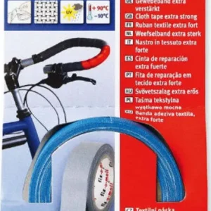 FIX-0-MOLL - 5mt x 19mm - NASTRO ADESIVO TELATO EXTRA FORTE PER RIPARAZIONI - COLORE BLU