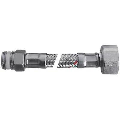 Flessibile Flexcore Mf Parigi - Inox 304/Pe-Rt + Guarnizione 3/8Mf Cm 40- 5 Pezzi
