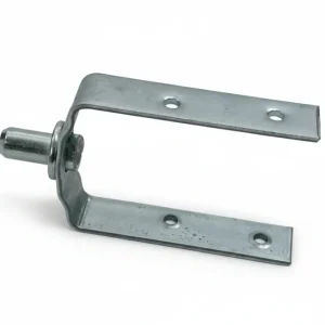 Forcella Con Perno Per Rullo Legno Per Avvolgibili- - Perno Ø Mm.12, Mm.58X120 - 10 Pezzi