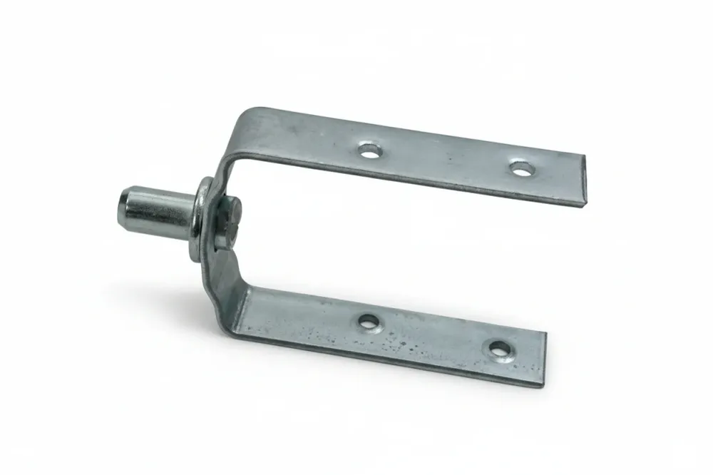 Forcella Con Perno Per Rullo Legno Per Avvolgibili- - Perno Ø Mm.12, Mm.58X120 - 10 Pezzi