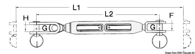 Forcella fissa dx 5/8