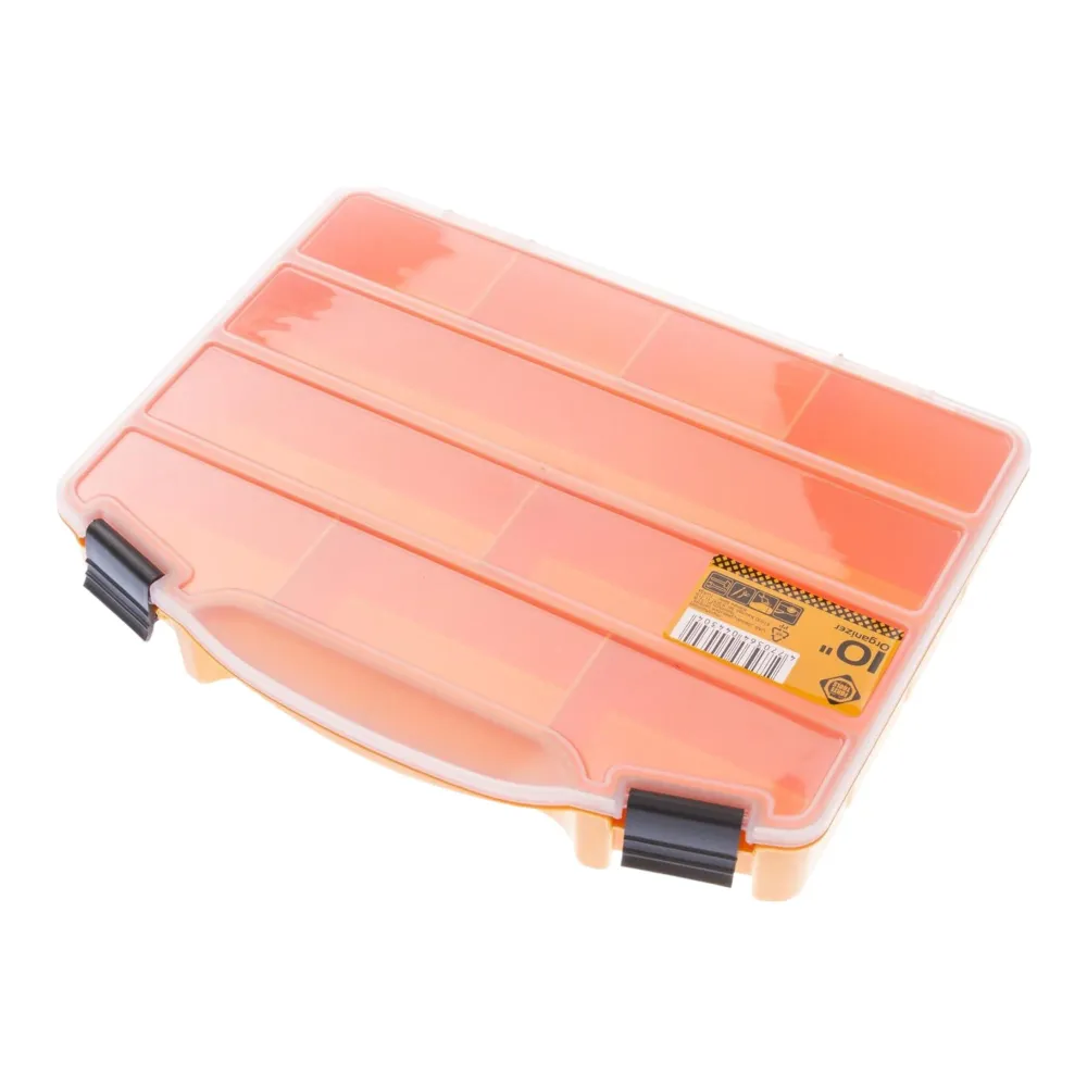 FORTE Tools Box ORG-10 Organizzatore per minuteria ( 000051144705 ) 251 x 200 x 44 mm con 10 scomparti per chiodi viti tas...