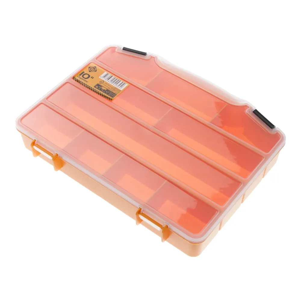 FORTE Tools Box ORG-10 Organizzatore per minuteria ( 000051144705 ) 251 x 200 x 44 mm con 10 scomparti per chiodi viti tas...