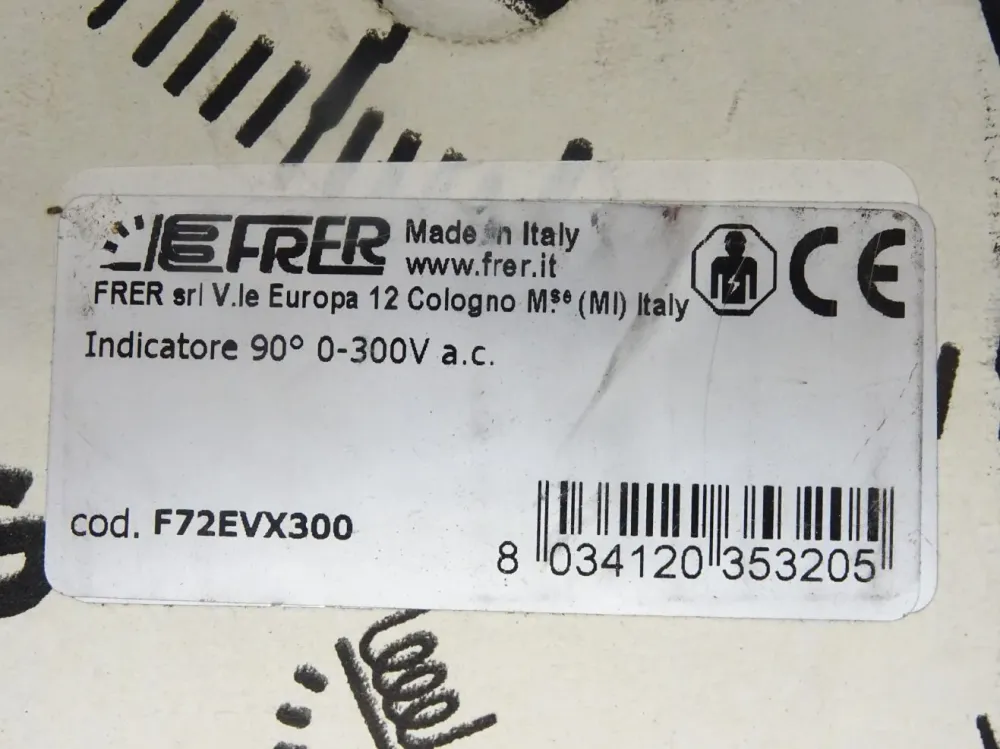 Frer Voltmeter 90° 0-300V AC / F72EVX300 / Neu OVP