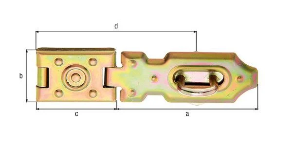 GAH Alberts, la serratura di sicurezza ( 8002424323 ) lunghezza 70 x 35 mm larghezza 26 mm