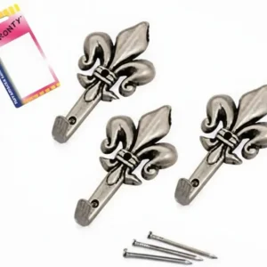 Ganci Per Quadri Giglio Argento Grandi Blister- - Mm.47, Bl.3 Pz. - 12 Blister