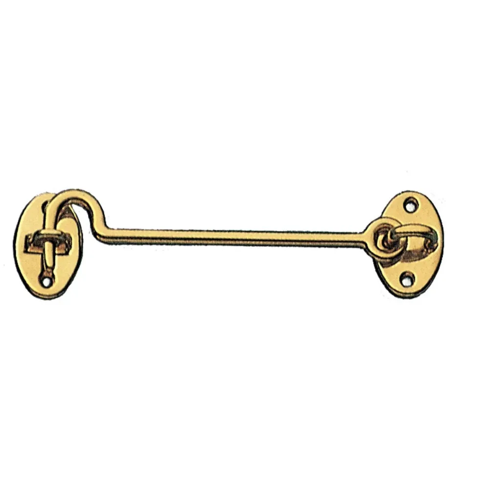 gancio fermafinestre ottone mm.120 - 6