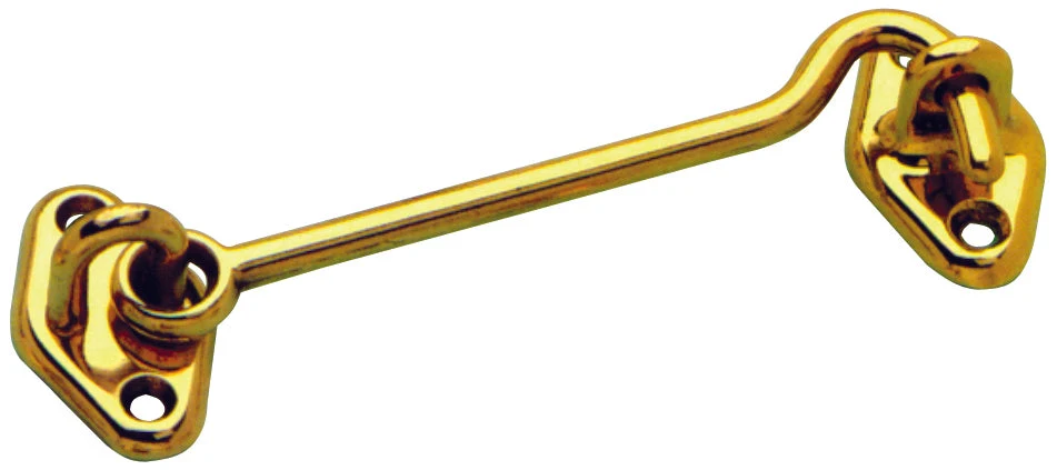 Gancio Fermapersiane Ottone Lucido Mm. 80 10.00 Pz